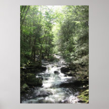 Soft Light of Kent Falls Poster