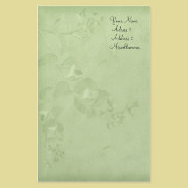 Soft Nature in Green stationery