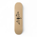 Soft Orange Funny Little Bat Skate Boards