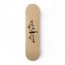 Soft Orange Funny Little Bat Skate Boards