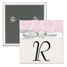 soft pink and white flourish damask pattern