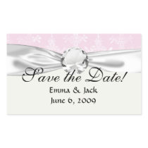 soft pink distressed damask pattern rectangular sticker