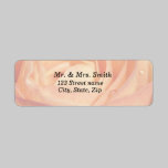 Soft Pink Rose Address Label labels