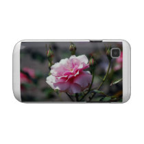 Soft pink rose and buds samsung galaxy case
