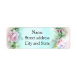 Soft Pink Rose Painting Custom Return Address Label