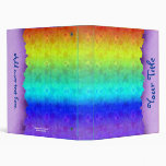 Soft Rainbow Customizable Art Binder