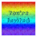 Soft Rainbow Invitations