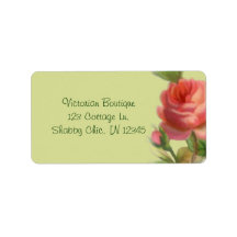 Soft Rose Address Label
