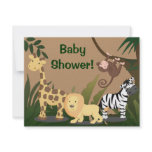 Soft Safari Baby Shower Invitation