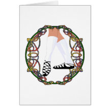 Soft Shoe Dancer - Celtic Knotwork Card