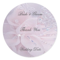 Soft Wedding Thank You Sticker