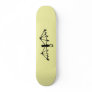 Soft Yellow Funny Little Bat Skateboard Decks