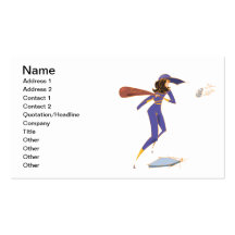 Softball Batter Business Card Template