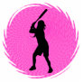 Softball Batter Wall Sculpture Cut Out