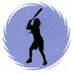 Softball Batter Wall Sculpture Photo Cutout