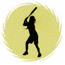 Softball Batter Wall Sculpture Photo Cut Out