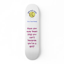 Softball-Blue Custom Skate Board
