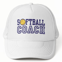 Softball Coach Trucker Hat