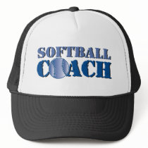 Softball Coach Mesh Hats