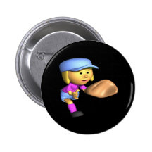 Softball Fielder Button