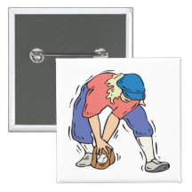 Softball Fielder Buttons