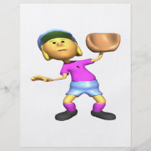 Softball Fielder Full Color Flyer