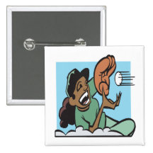 Softball Fielder Pins