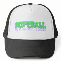 Softball- It's A Girl Thing Mesh Hat