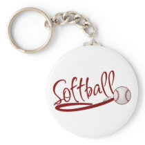 Softball Key Chains
