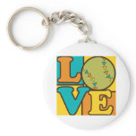 Softball Love Keychains