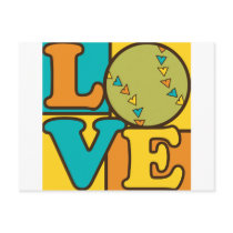 Softball Love Post Cards