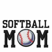 Softball Mom Embroidered Shirt