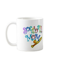 Softball Mom Coffee Mugs