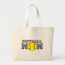 Softball Mom Tote Bags