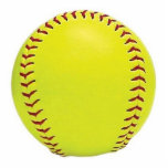 Softball Ornament Photo Sculptures