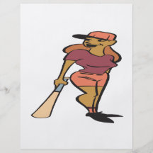 Softball Player Personalized Flyer