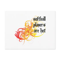 Softball Players Are Hot Postcards