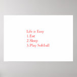 Softball Posters