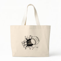 softball tearing through fast ball graphic canvas bags