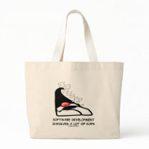 Software Development Involves A Lot Of Naps Canvas Bags