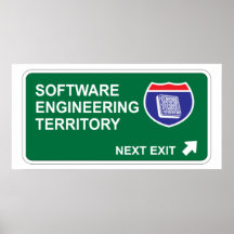 Software Engineering Next Exit Poster