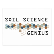 Soil Science Genius Post Card