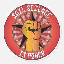 Soil Science Is Power Stickers