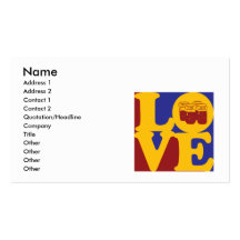 Soil Science Love Business Card Template