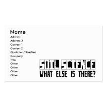 Soil Science What Else Is There? Business Cards