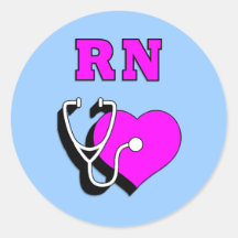 Soin de RN d'infirmières Autocollants