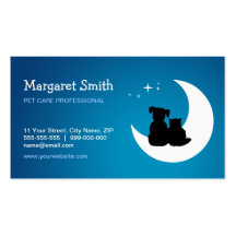 Soin des animaux familiers/carte de visite garde d