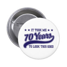 soixante-dixième Anniversaire Badge