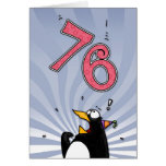 soixante-seizième anniversaire - carte de surprise