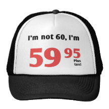 Soixantième anniversaire d'amusement plus l'impôt casquette